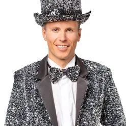 Overig Hoge Hoed Zilver Pailletten Luxe