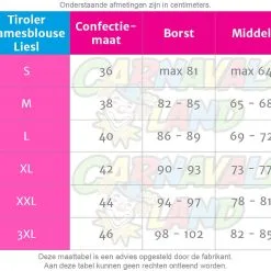 Overig Tiroler Damesblouse Liesl Paars/Wit 5 Overig Tiroler Damesblouse Liesl Paars/Wit -Kleding Bovenstukken Winkel maattabel 63