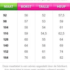 Overig Petticoat Kind Wit -Kleding Bovenstukken Winkel maattabel 73