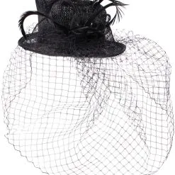 Overig Mini Hoedje Wicked Lady Zwart