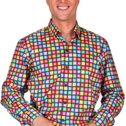 Overig Overhemd Heren Discoball -Kleding Bovenstukken Winkel overhemd heren discoball 1