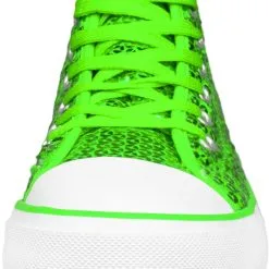 Overig Pailletten Sneakers Lime Groen -Kleding Bovenstukken Winkel pailletten sneakers lime groen voorkant