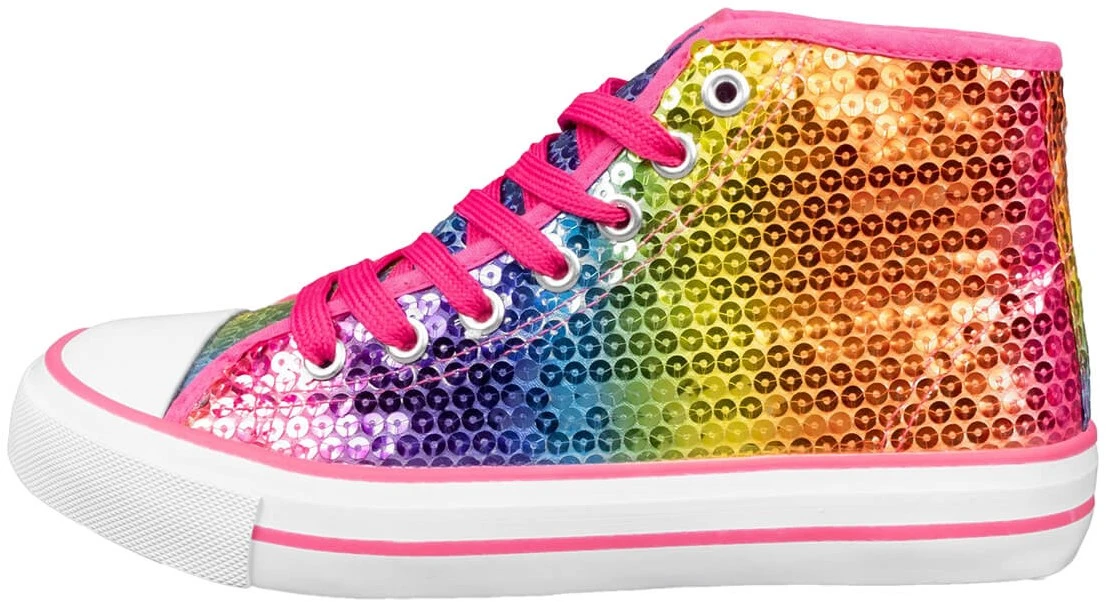 Overig Pailletten Sneakers Regenboog 4 Overig Pailletten Sneakers Regenboog - Afbeelding 2