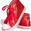 Overig Pailletten Sneakers Rood -Kleding Bovenstukken Winkel pailletten sneakers rood