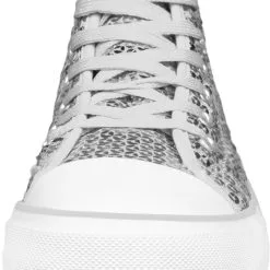 Overig Pailletten Sneakers Zilver -Kleding Bovenstukken Winkel pailletten sneakers zilver voorkant