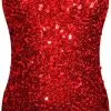 Overig Paillettenjurkje Glitter Rood Voor Meisjes -Kleding Bovenstukken Winkel paillettenjurkje glitter rood voor meisjes