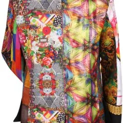 Overig Patchwork Carnavalsjas Heren -Kleding Bovenstukken Winkel patchwork carnavalsjas heren achterkant