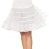 LEG AVENUE Petticoat Lang Wit Luxe (2 Laags) -Kleding Bovenstukken Winkel petticoat lang wit luxe 2 laags