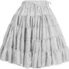 Overig Petticoat Metallic Zilver Luxe -Kleding Bovenstukken Winkel petticoat metallic zilver luxe