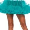 LEG AVENUE Petticoat Teal Groen Luxe (2 Laags) -Kleding Bovenstukken Winkel petticoat teal groen luxe 2 laags