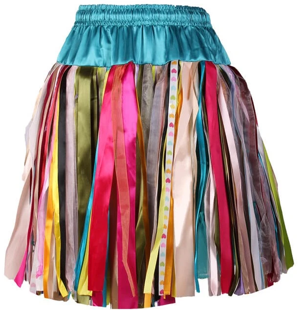 Overig Petticoat Turquoise-Rainbow Sattin Luxe (53 Cm) 3 Overig Petticoat Turquoise-Rainbow Sattin Luxe (53 Cm)