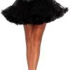 LEG AVENUE Petticoat Zwart Luxe Plus Size (2 Laags) -Kleding Bovenstukken Winkel petticoat zwart luxe plus size 2 laags