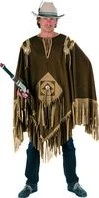 Overig Poncho Western (suedine)
