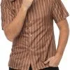 Overig Retro Seventies Shirt Bruin -Kleding Bovenstukken Winkel retro seventies shirt bruin