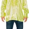 Overig Rucheblouse Super Luxe Neon Geel -Kleding Bovenstukken Winkel rucheblouse super luxe neon geel