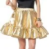 Overig Show Rok Luxe Goud Met Petticoat -Kleding Bovenstukken Winkel show rok luxe goud met petticoat