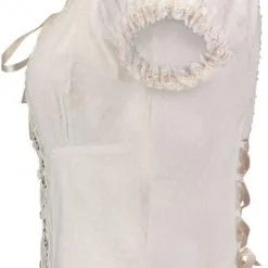 Overig Tiroler Dames Blouse Luisa Wit (100% Katoen) -Kleding Bovenstukken Winkel tiroler dames blouse luisa wit 100 katoen zijkant