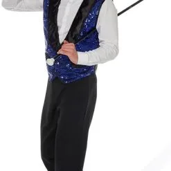 Overig Vest Gilet Pailletten Blauw -Kleding Bovenstukken Winkel vest gilet pailletten blauw 1