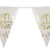 Overig Vlaggenlijn Happy New Year Folie - 4m -Kleding Bovenstukken Winkel vlaggenlijn happy new year folie 4m